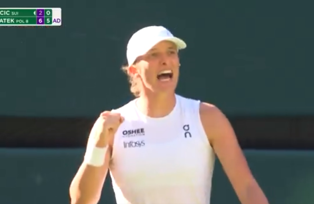 Iga Świątek w finale Wimbledonu! Koncert Polki w półfinale [WIDEO]