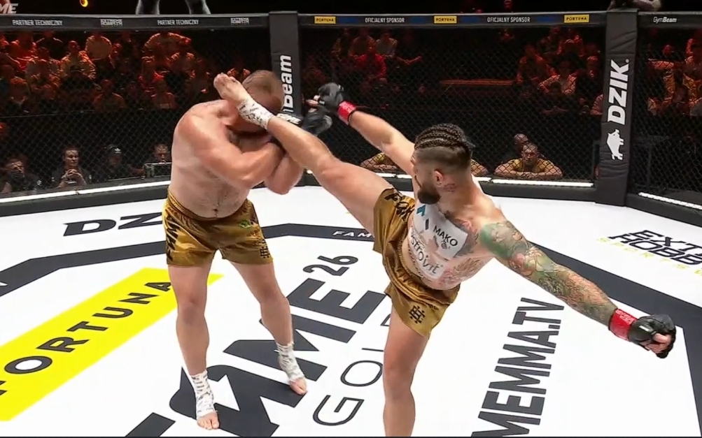 "Don Diego" dał show na Fame MMA! Reagowali sędziowie [WIDEO]