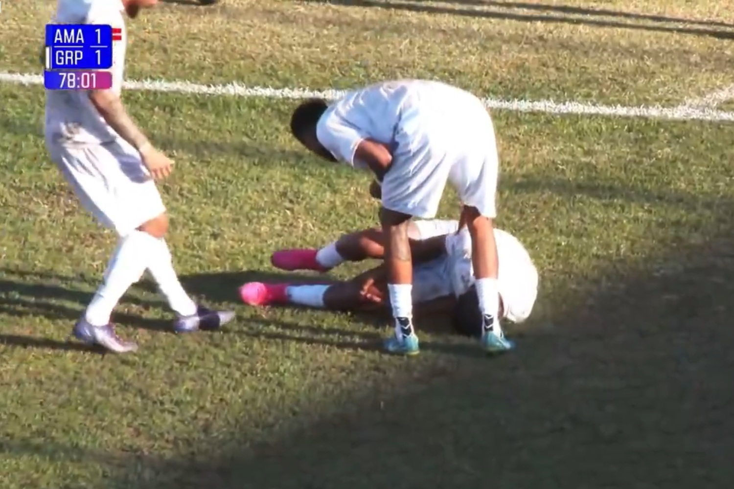 Kuriozum. Zrobił cieszynkę Ronaldo i doznał kontuzji [WIDEO]