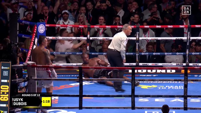 Usyk obronił pasy! Dubois zmieciony z planszy [WIDEO]