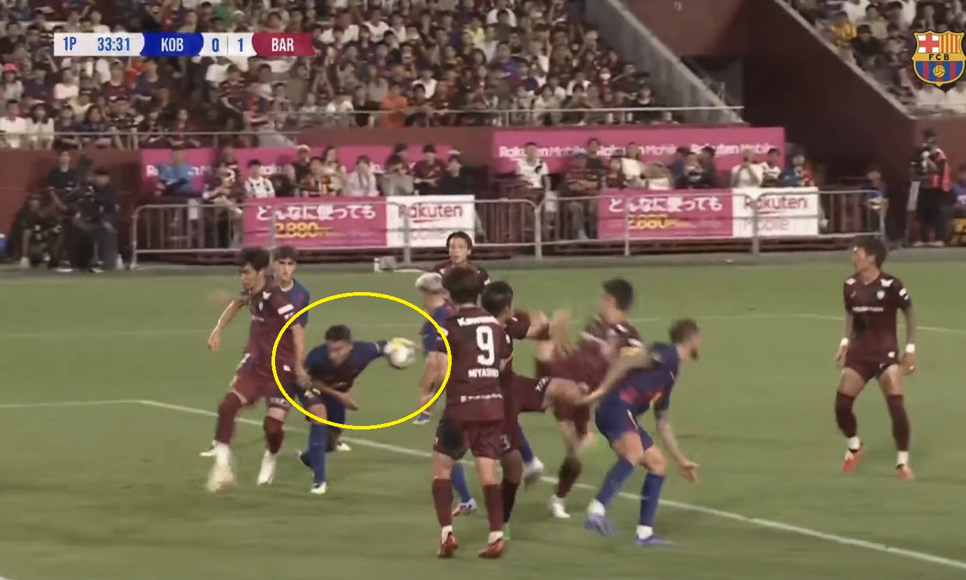 Pierwszy gol Barcelony w trakcie przygotowań. Najpierw była ręka [WIDEO]