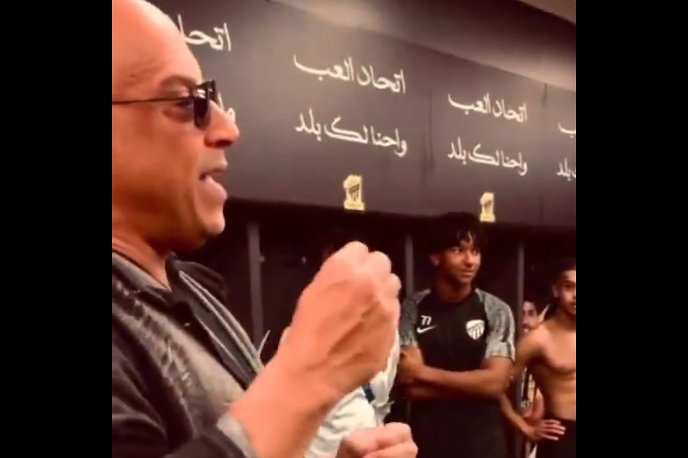 Benzema stanął oko w oko z hollywoodzką gwiazdą. Co za spotkanie [WIDEO]