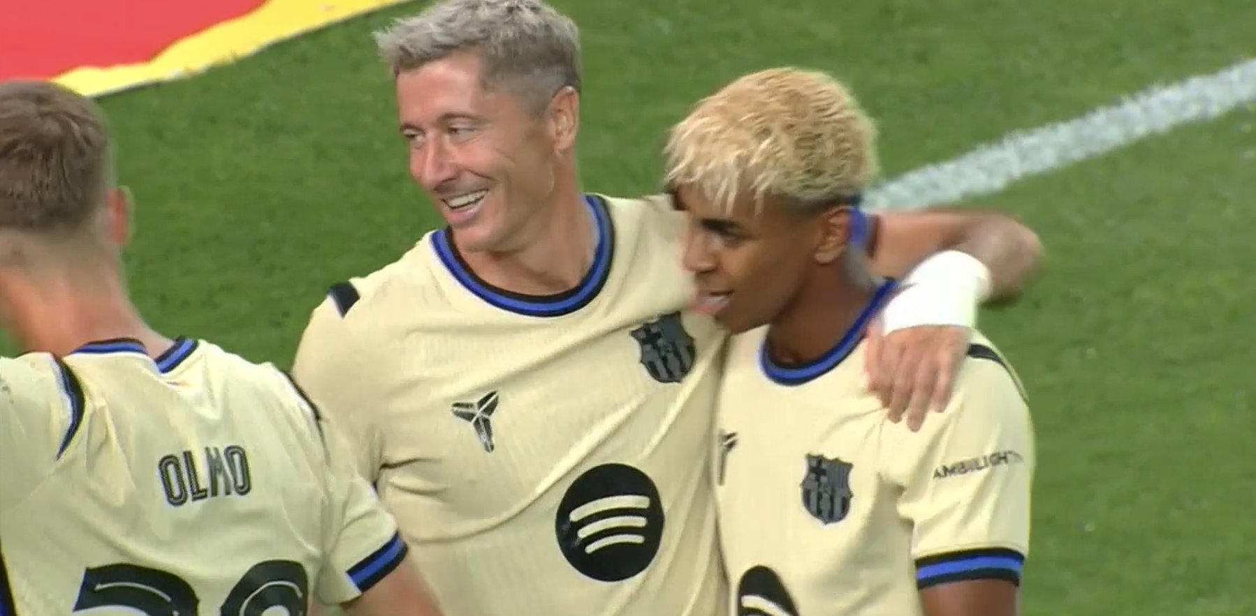 Gol Lewandowskiego w sparingu Barcelony! Instynkt snajpera nie zawiódł [WIDEO]