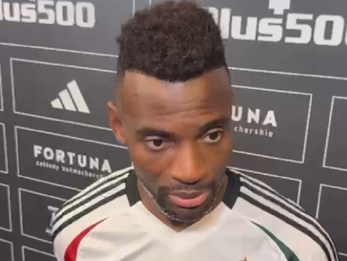 "Legia to najlepszy klub w Polsce". Nsame odpalił po meczu z Banikiem