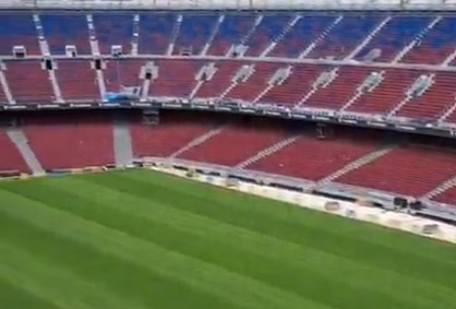 Tak prezentuje się obecnie Camp Nou. Jest progres [WIDEO]