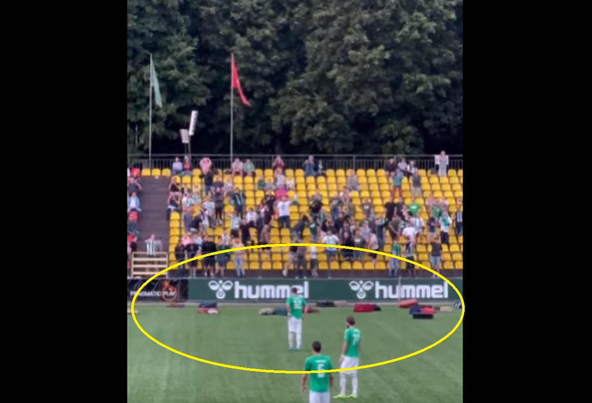 Kibice wrzucali… walizki na murawę. Szok na meczu potencjalnego rywala Rakowa [WIDEO]
