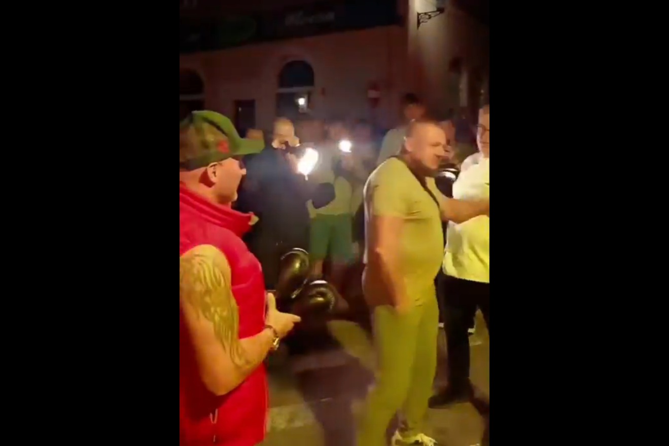 Najman ruszył do boju. Chciał walczyć z... kucharzem [WIDEO]