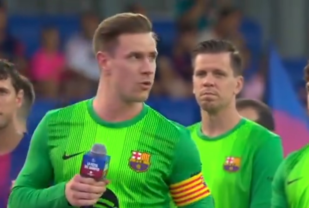 Ter Stegen przemówił do kibiców. Reakcja była jednoznaczna [WIDEO]