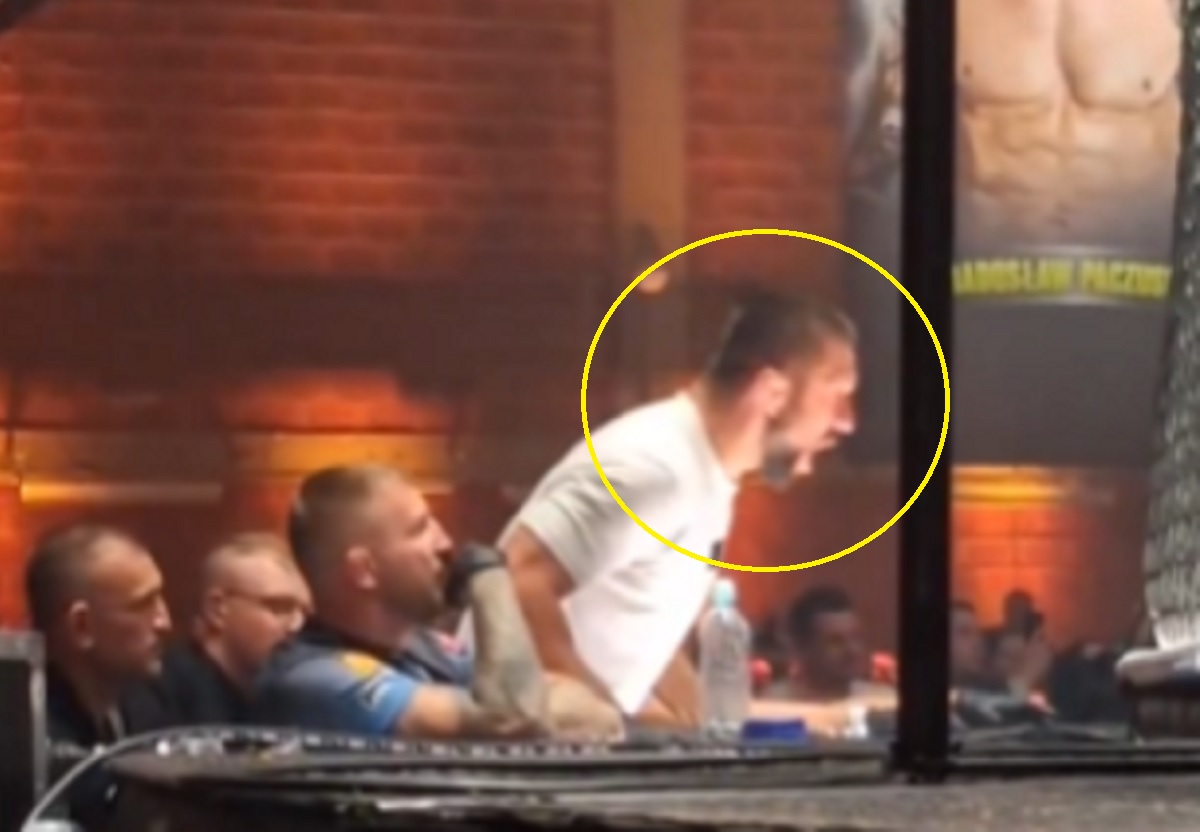 Ochroniarze nie mogli uspokoić Gamrota. Sceny na gali KSW [WIDEO]