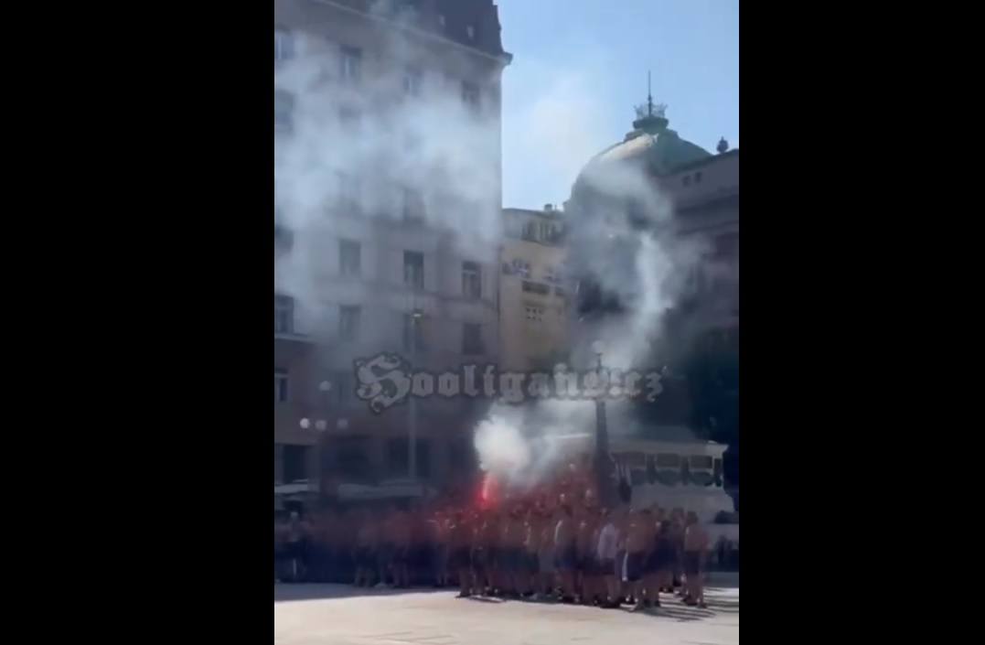 Media: Chuligani Lecha zatrzymani. Dymy w Belgradzie [WIDEO]