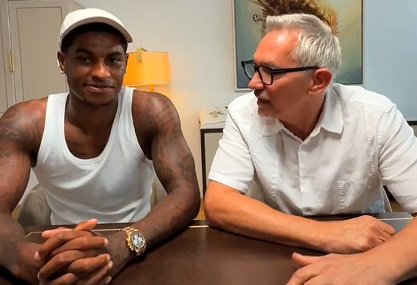 Tak Rashford określił "Lewego". Wystarczyło jedno słowo [WIDEO]