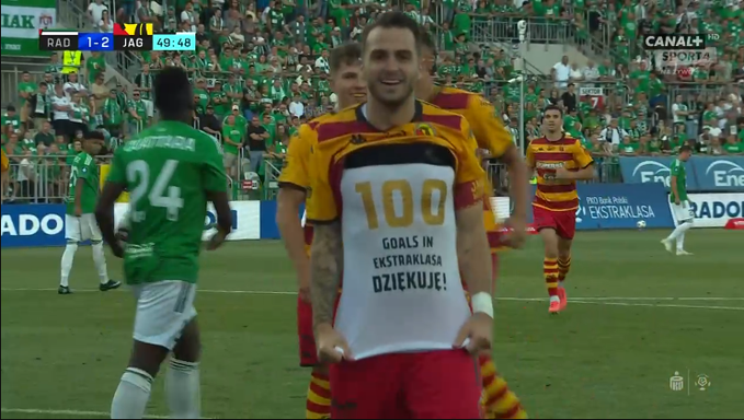 Legendarny Jesus Imaz! Setny gol Hiszpana w Ekstraklasie [WIDEO]