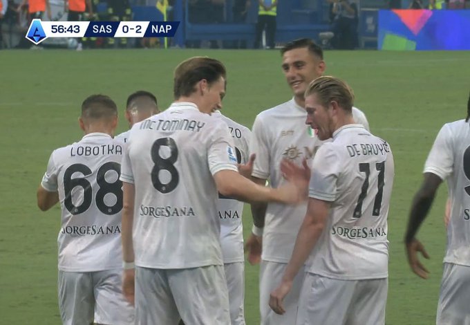 Wymarzony debiut De Bruyne w Serie A. Gol z wolnego [WIDEO]