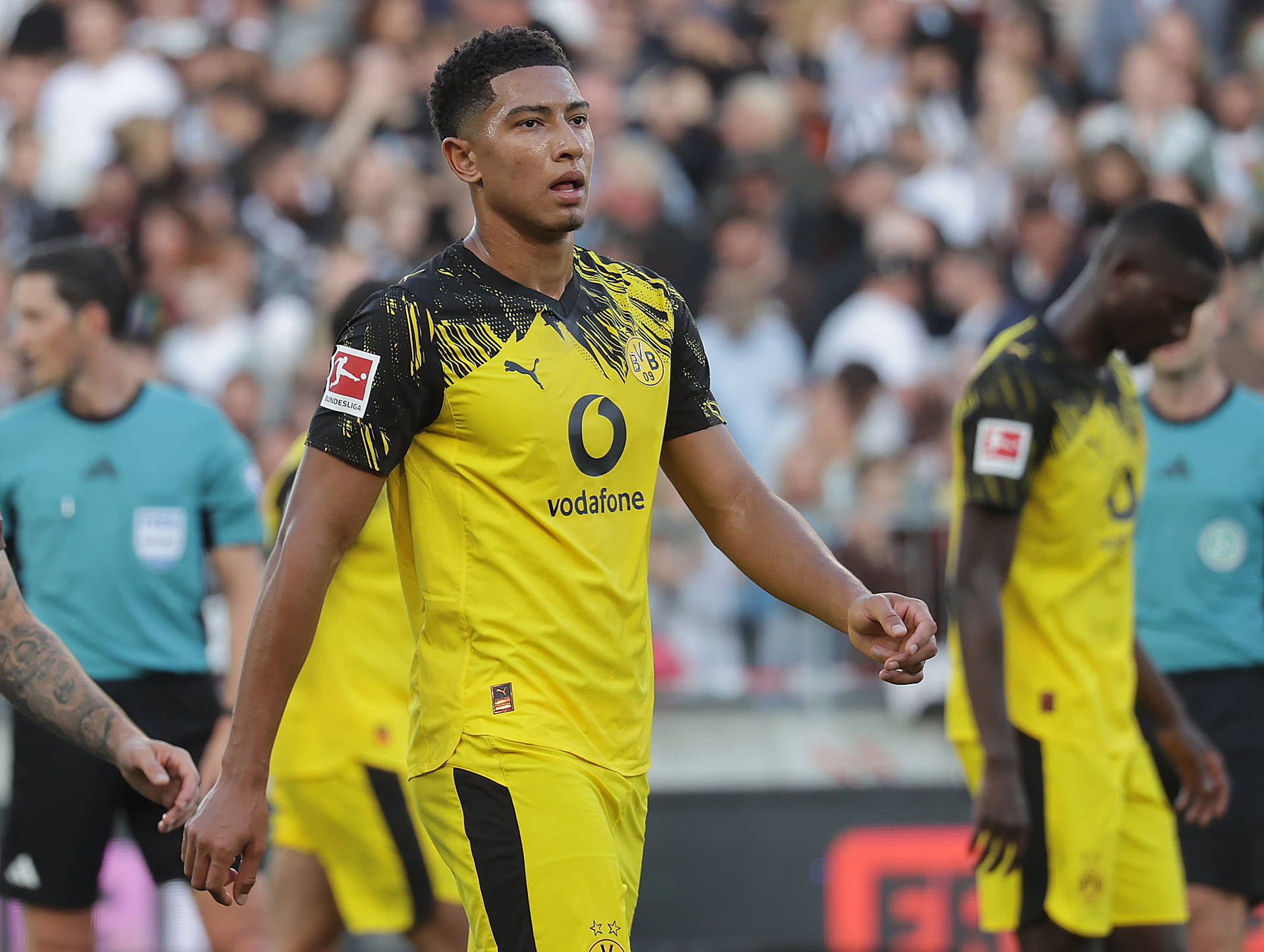 Dymy w Borussii Dortmund. Poszło o Bellinghama