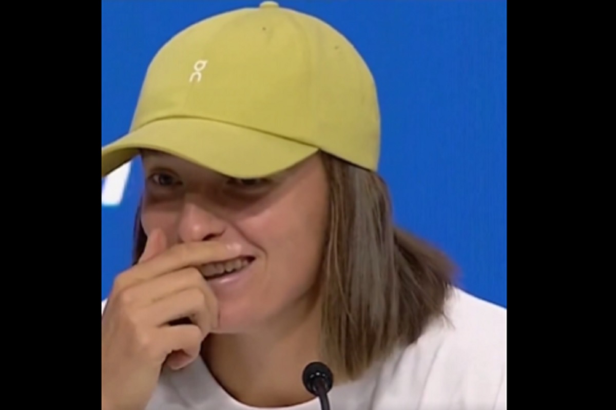 Świątek zaskoczona na konferencji. Pytanie nie z tej ziemi [WIDEO]