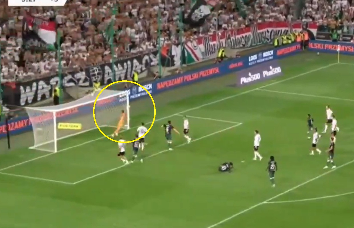 Tobiasz, Tobiasz, Tobiasz! Bohater Legii, co za interwencja w 124. minucie [WIDEO]