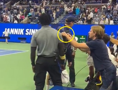 Kolejna próba kradzieży na meczu US Open. Ręce opadają [WIDEO]