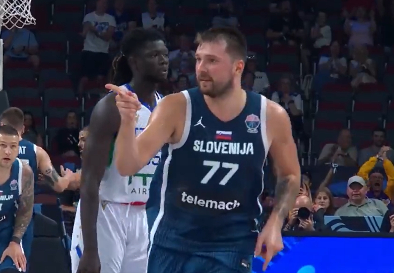 Doncić otarł się o rekord EuroBasketu! Szalony mecz Słowenii [WIDEO]