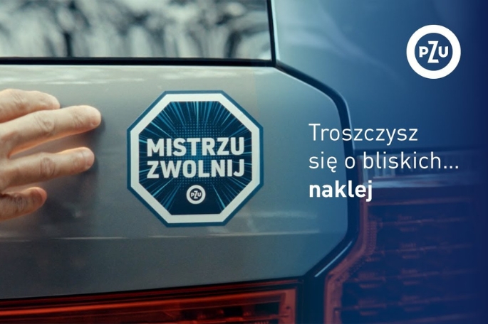 "Mistrzu, zwolnij". Ruszyła wielka kampania, PZU z silnym przekazem do kierowców