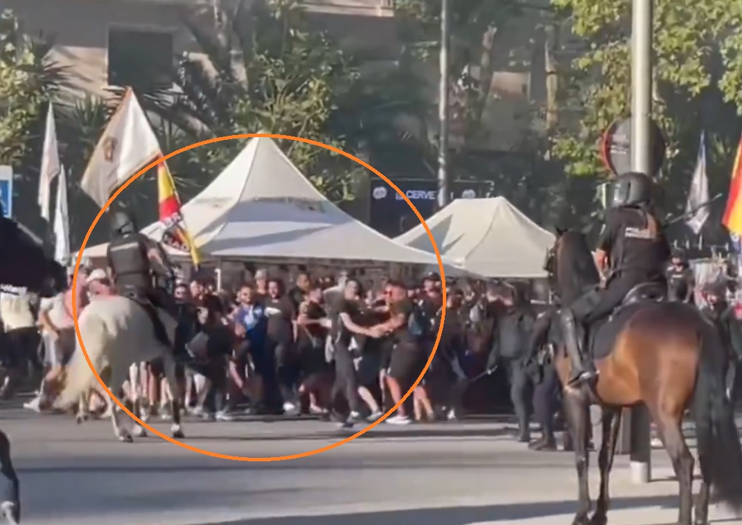 Bójka przed meczem Realu Madryt. Gorąco na ulicach [WIDEO]