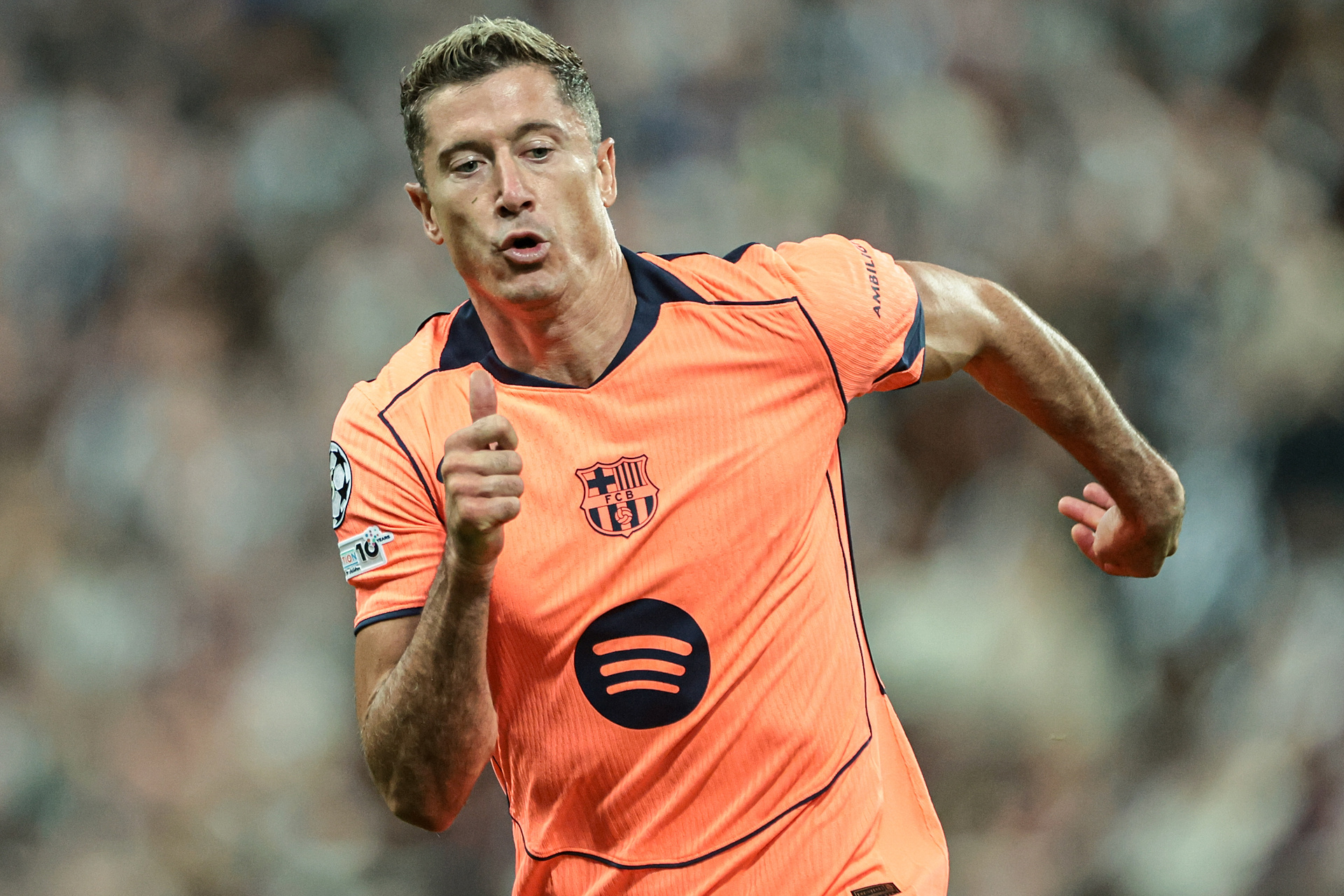 Tak wołają na Lewandowskiego w Barcelonie [WIDEO]