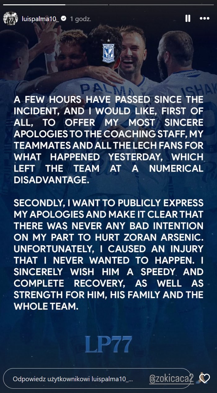Luis Palma, Instagram, 25.09.2025