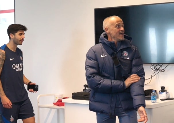 Enrique nie wahał się ani chwili. Tak przywitał Dembele [WIDEO]