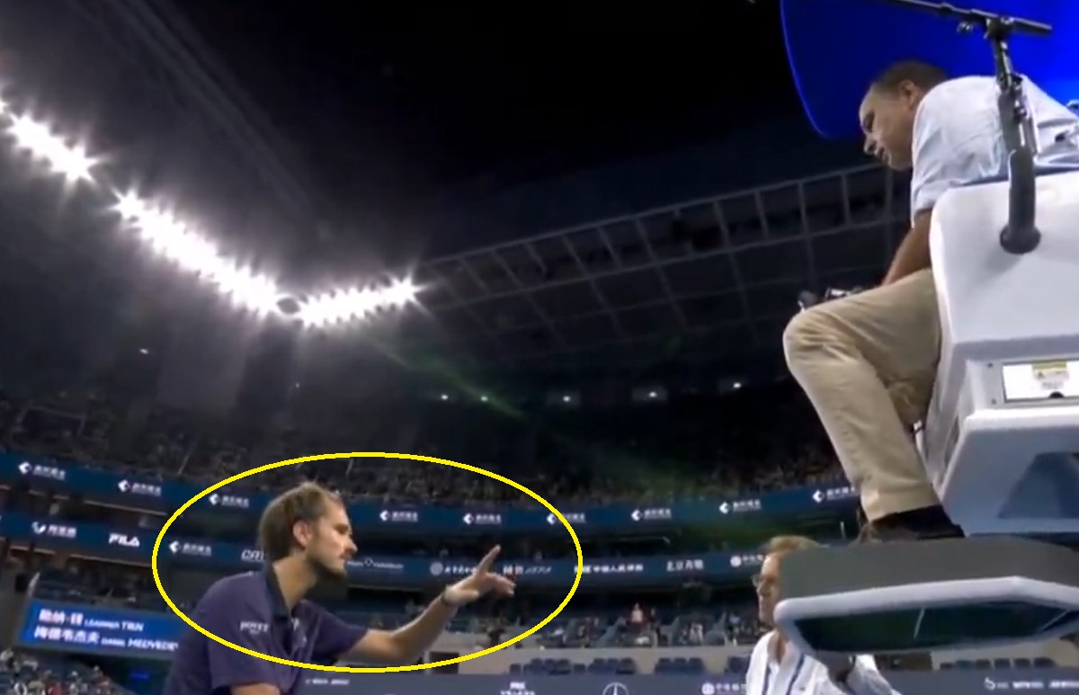 Rosjanin znów się odpalił. Wielkie dymy na korcie [WIDEO]