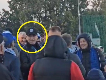 Niecodzienna wizyta Karola Nawrockiego. Przyjechał na mecz A-klasy [WIDEO]