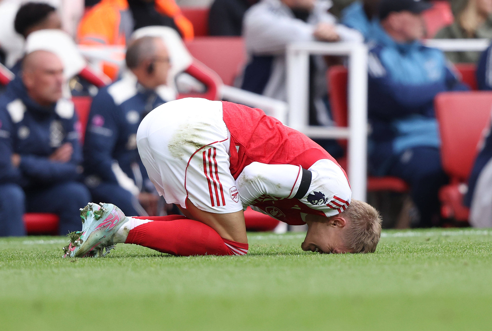 Odegaard znów kontuzjowany. Niepokojące informacje o kapitanie Arsenalu
