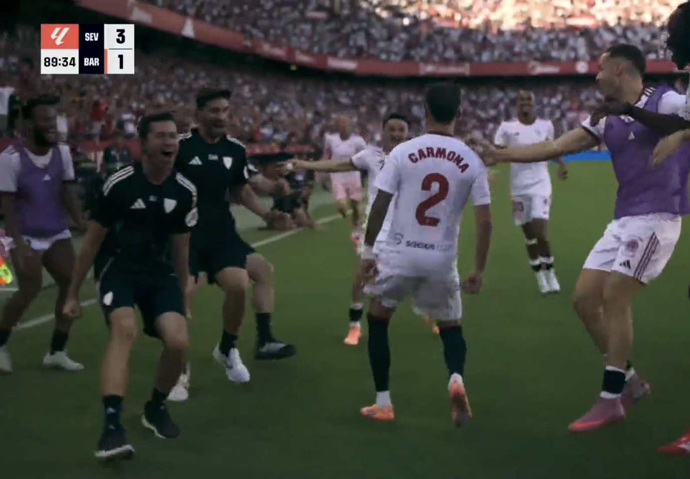 Klęska Barcelony! Szczęsny wpuścił cztery gole, Lewandowski kompletnie zawiódł [WIDEO]