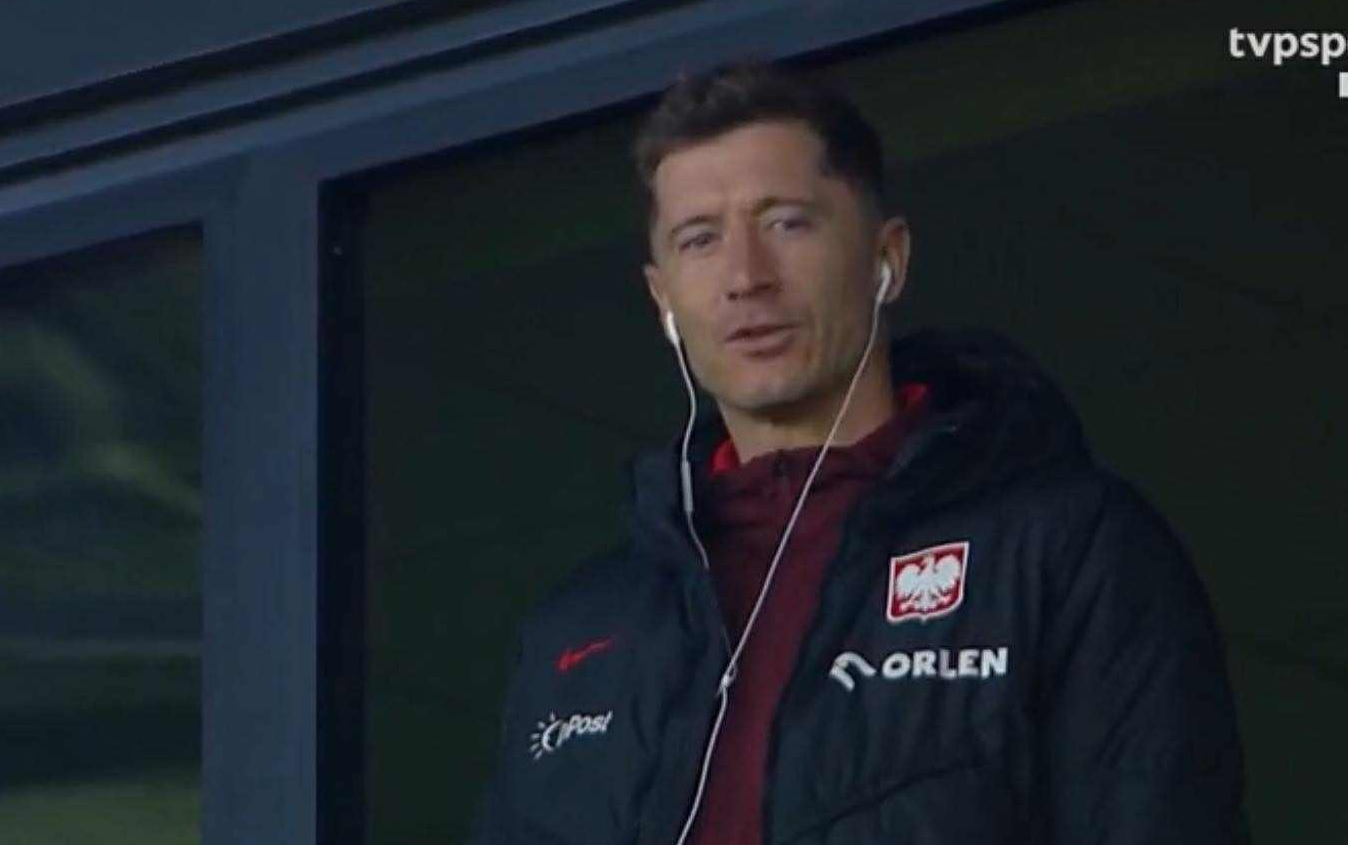 Lewandowski gościem na meczu. Niespodziewana wizyta