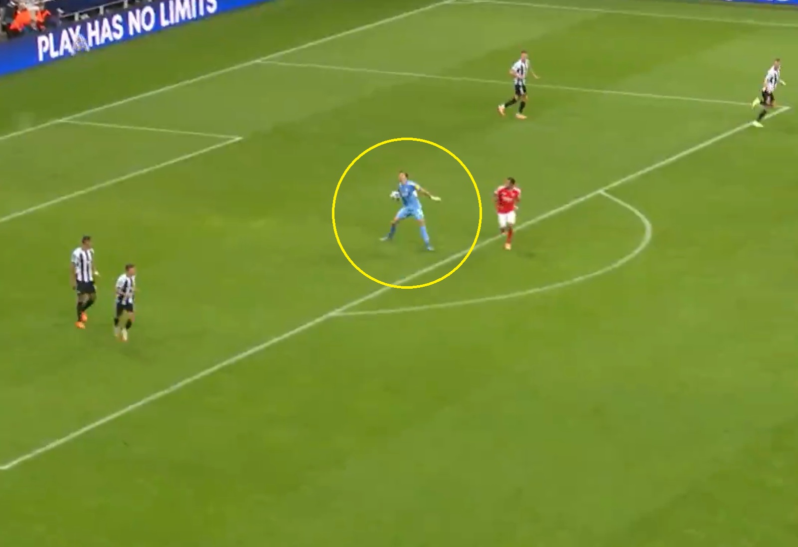 Asysta ręką w LM! Niebywały rzut bramkarza Newcastle [WIDEO]