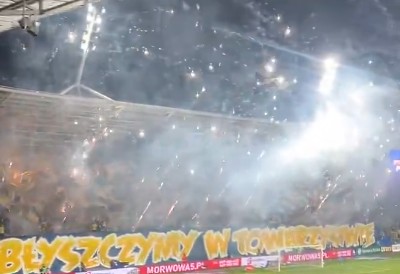 Kapitalna oprawa klubu Ekstraklasy. Zrobili furorę nie tylko na boisku [WIDEO]