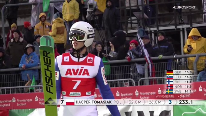 Rewelacyjny debiut Tomasiaka w elicie. Świetny wynik 18-letniego skoczka