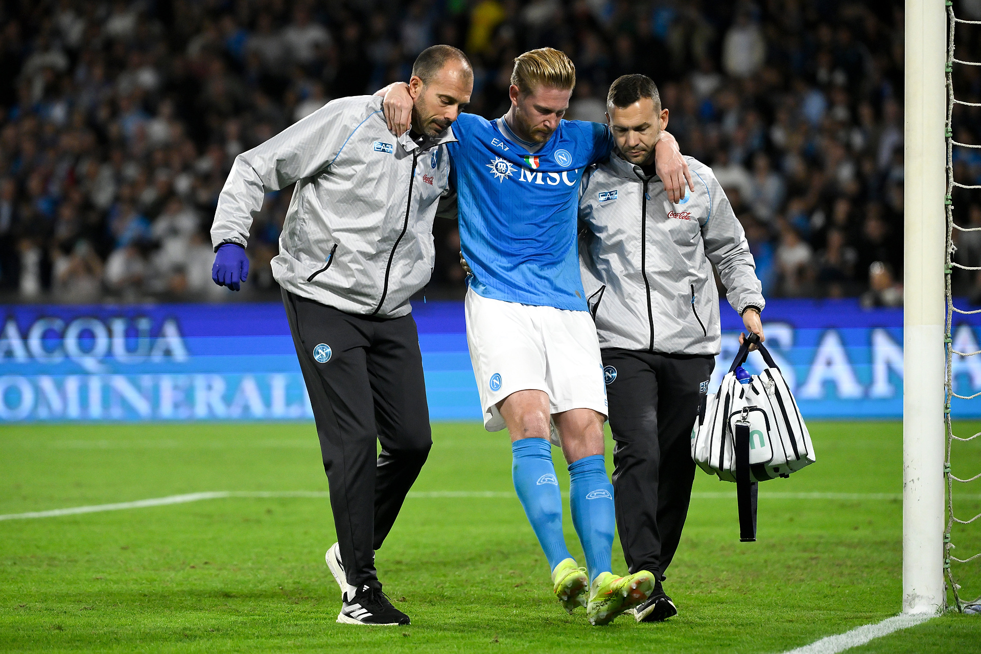Poważna kontuzja De Bruyne. Napoli wydało komunikat