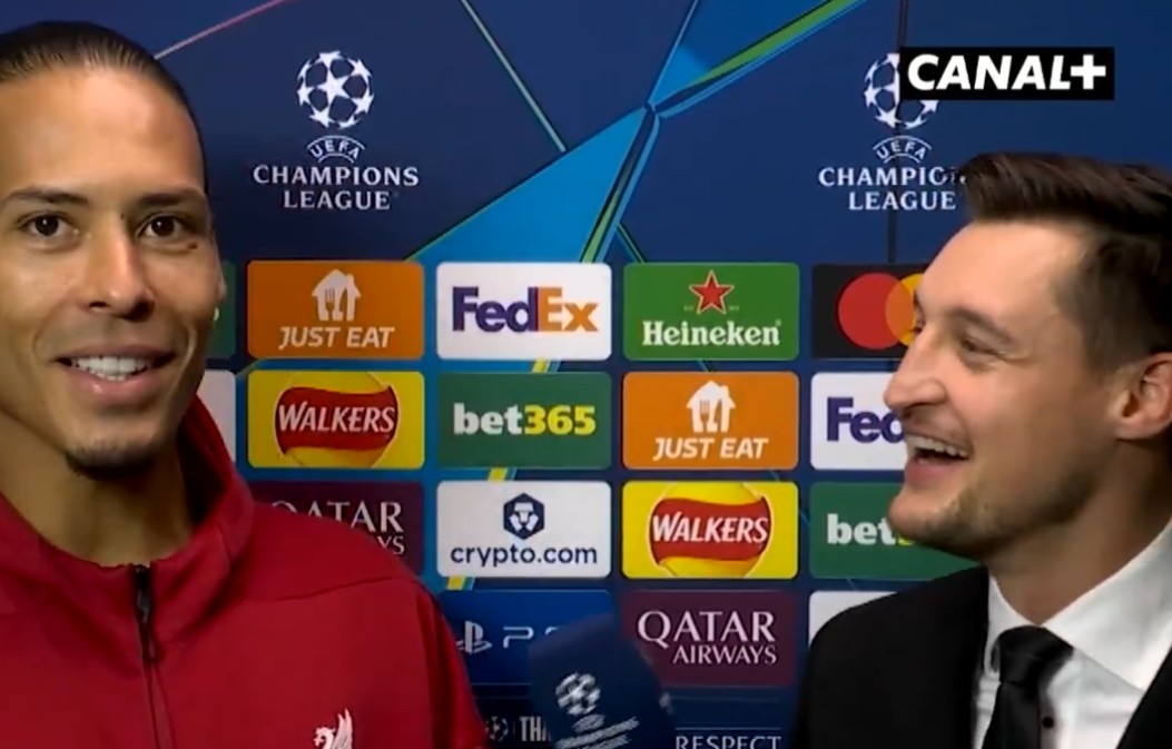 Sceny po hicie LM. Van Dijk wspominał mecz z Legią [WIDEO]