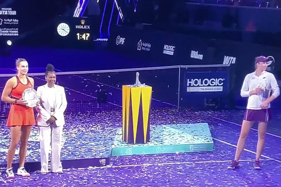 Rybakina odmówiła zdjęcia z Sabalenką. Szok w WTA Finals [WIDEO]