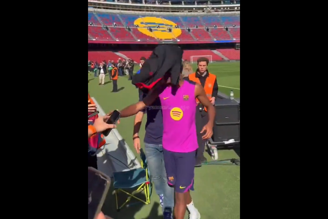 Yamal "zaatakowany" na Camp Nou. Nagranie obiegło sieć [WIDEO]