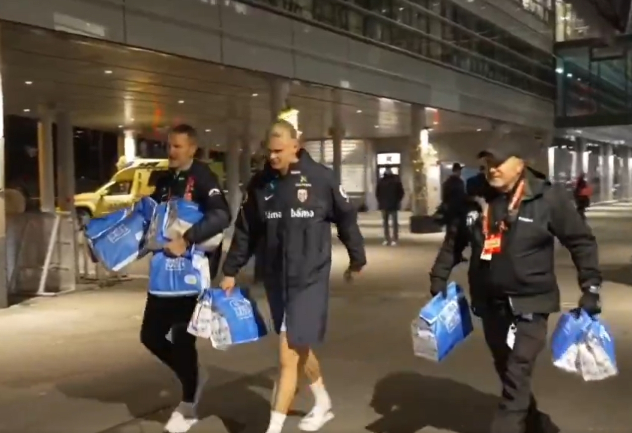 Nie wierzyli, co Haaland kupił im po meczu. Zamówił 70 sztuk [WIDEO]