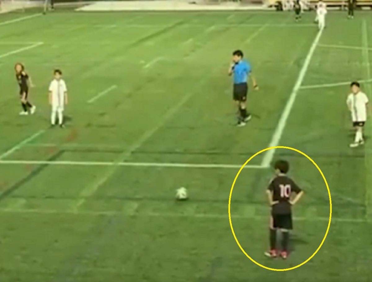 Tak strzela ośmioletni syn Messiego. Czapki z głów [WIDEO]