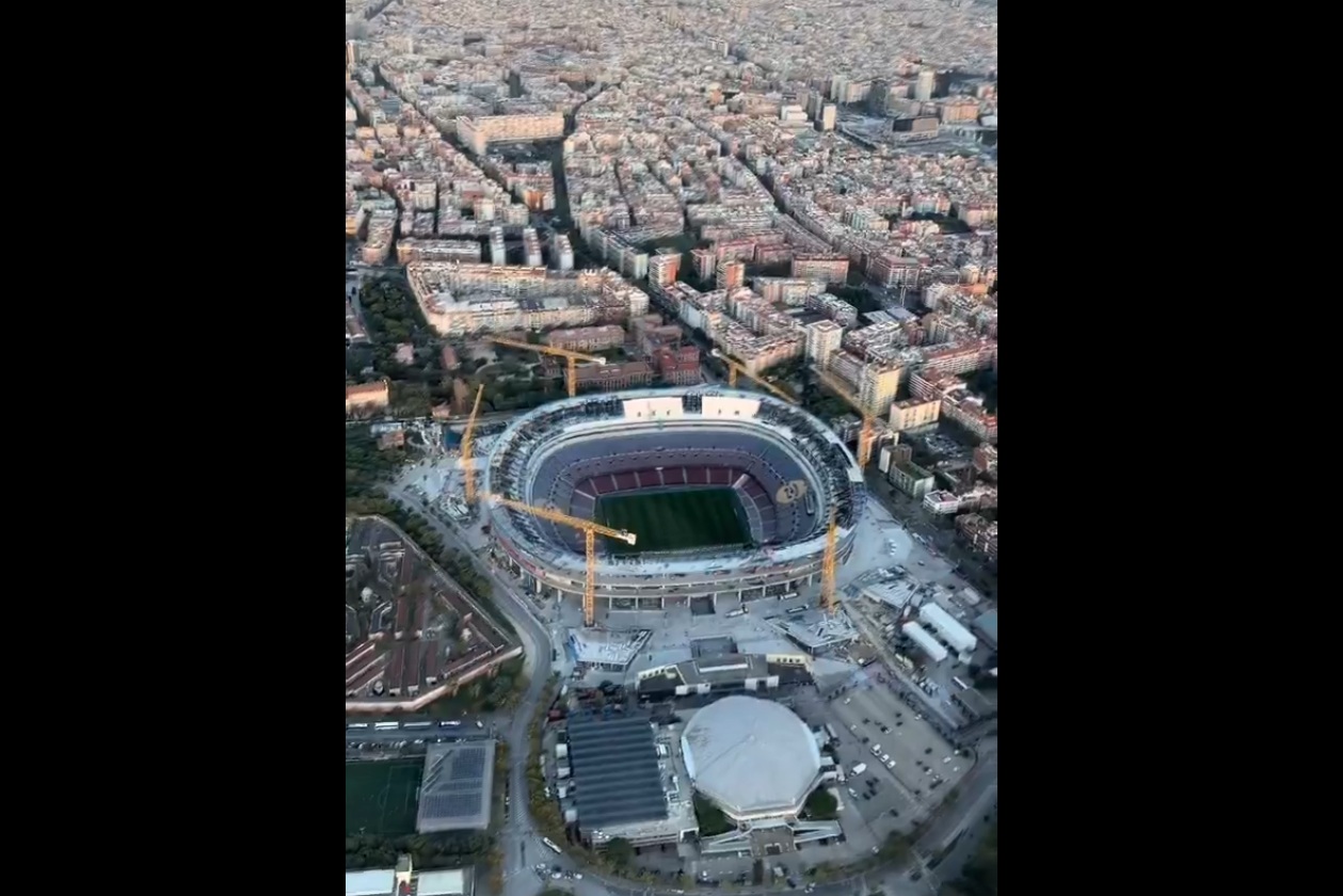 Tak obecnie wygląda Camp Nou. Ależ widok [WIDEO]