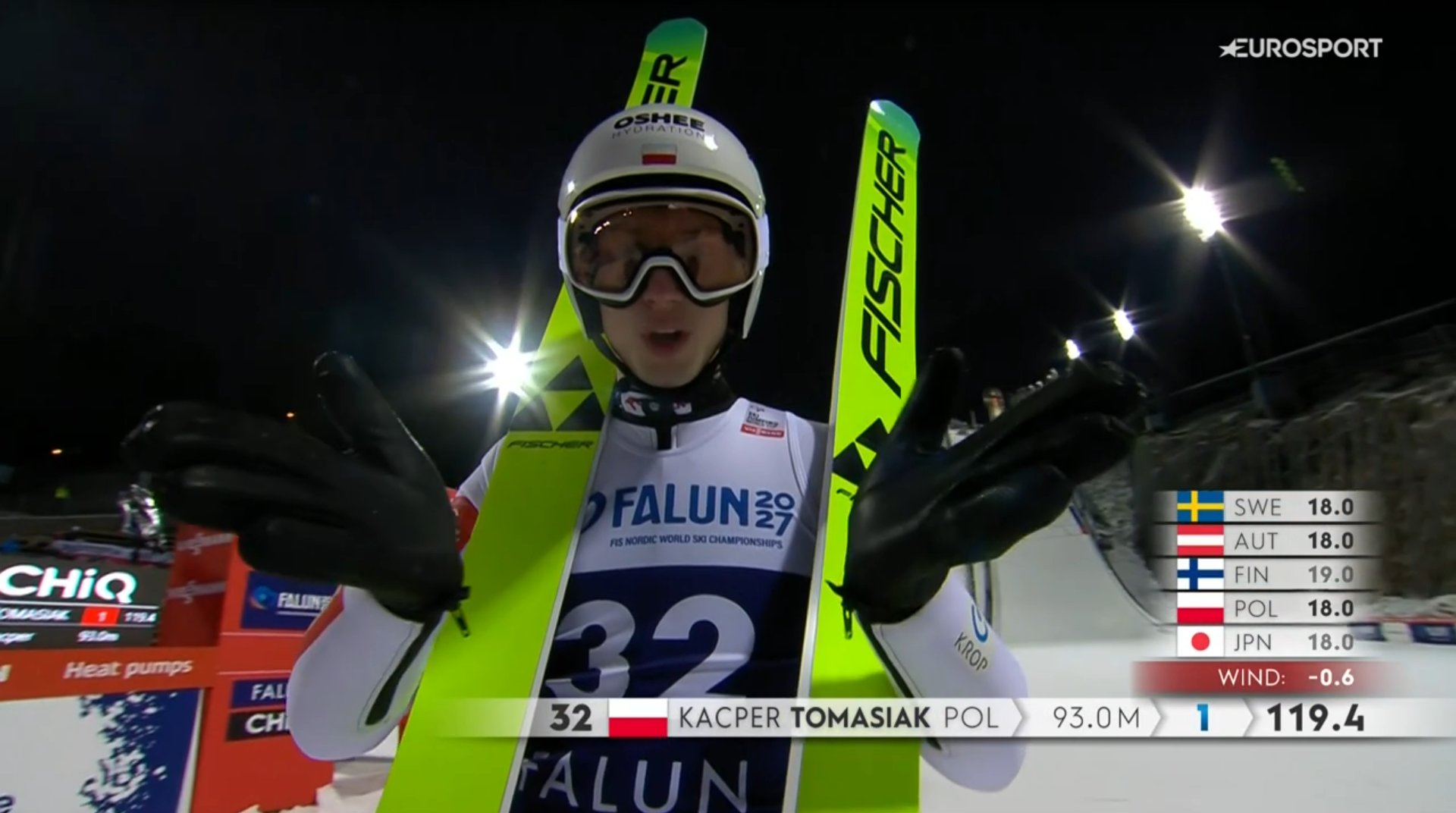 Rewelacyjny Tomasiak! Mała strata do podium po pierwszej serii [WIDEO]