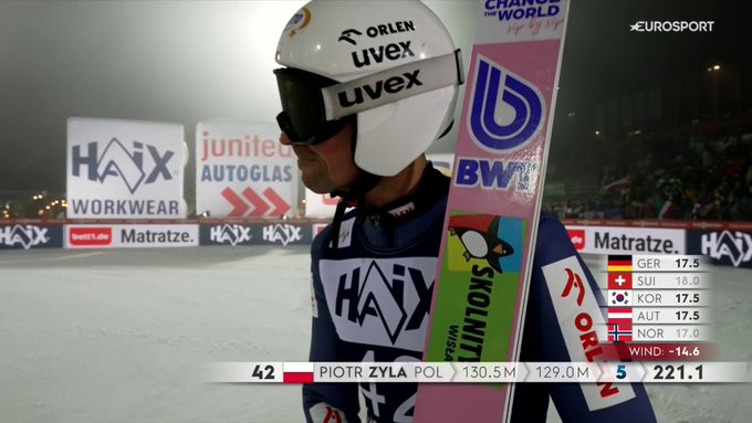 Żyła liderem Polaków. Mierny konkurs biało-czerwonych. Kosmiczny Prevc