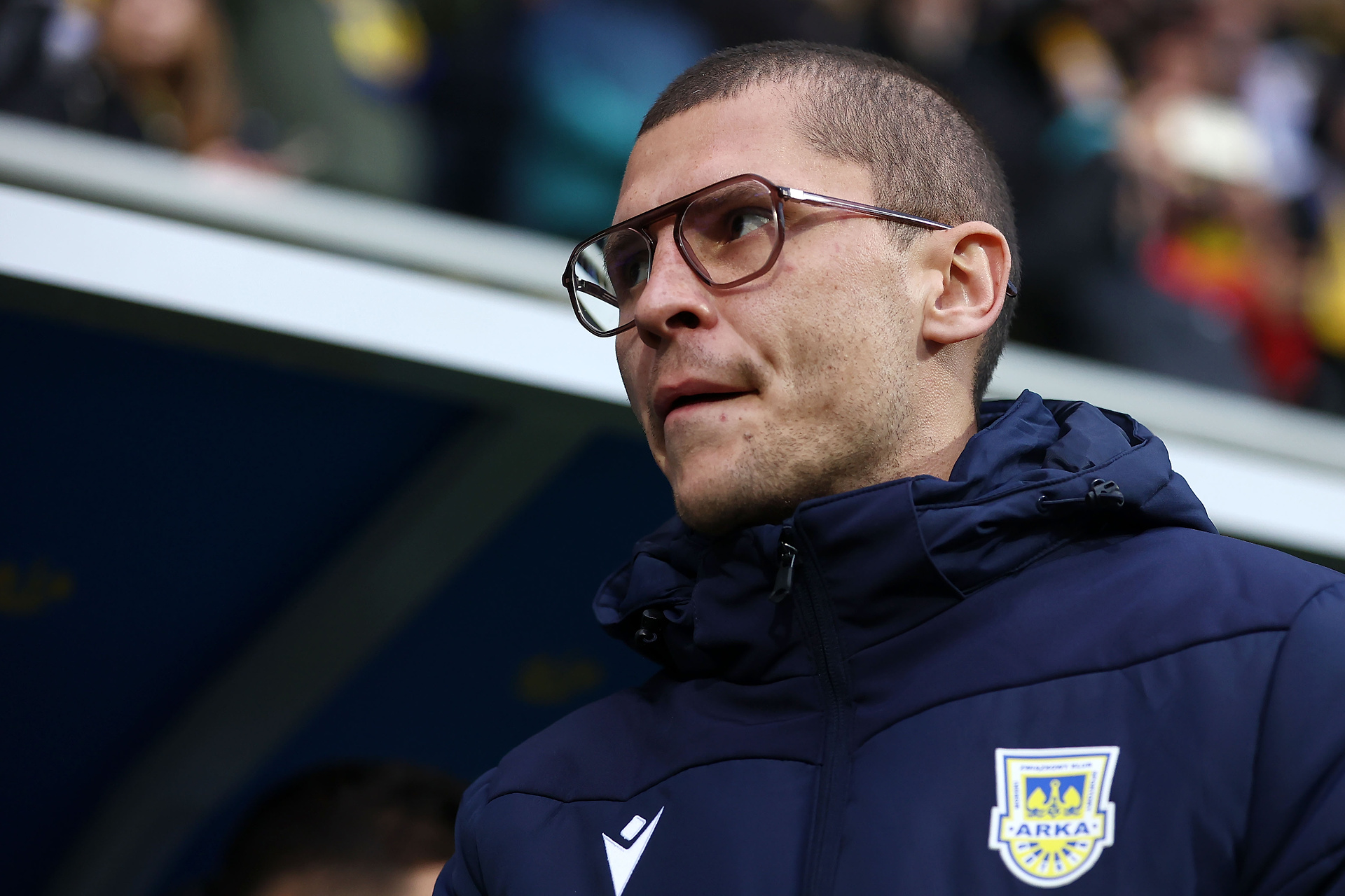 Prezentacja trenera Rakowa i nagle takie słowa o Szwardze. "Nie odbierz tego źle"