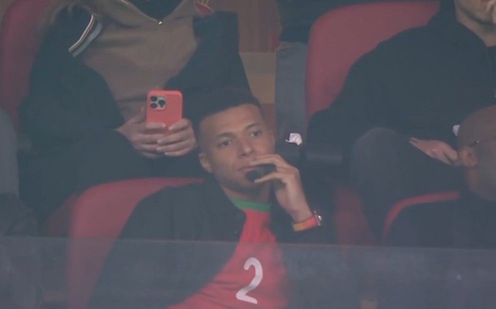 Mbappe wypatrzony na trybunach. To oczywiste, komu kibicował [ZDJĘCIA]