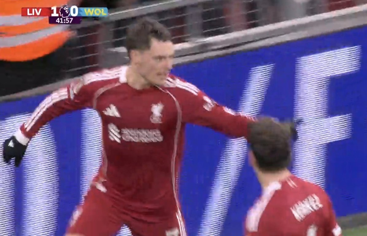 No nareszcie! Pierwszy gol Wirtza dla Liverpoolu [WIDEO]