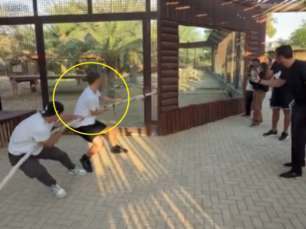 Piłkarz Realu zmierzył się z… tygrysem. To nie żart [WIDEO]