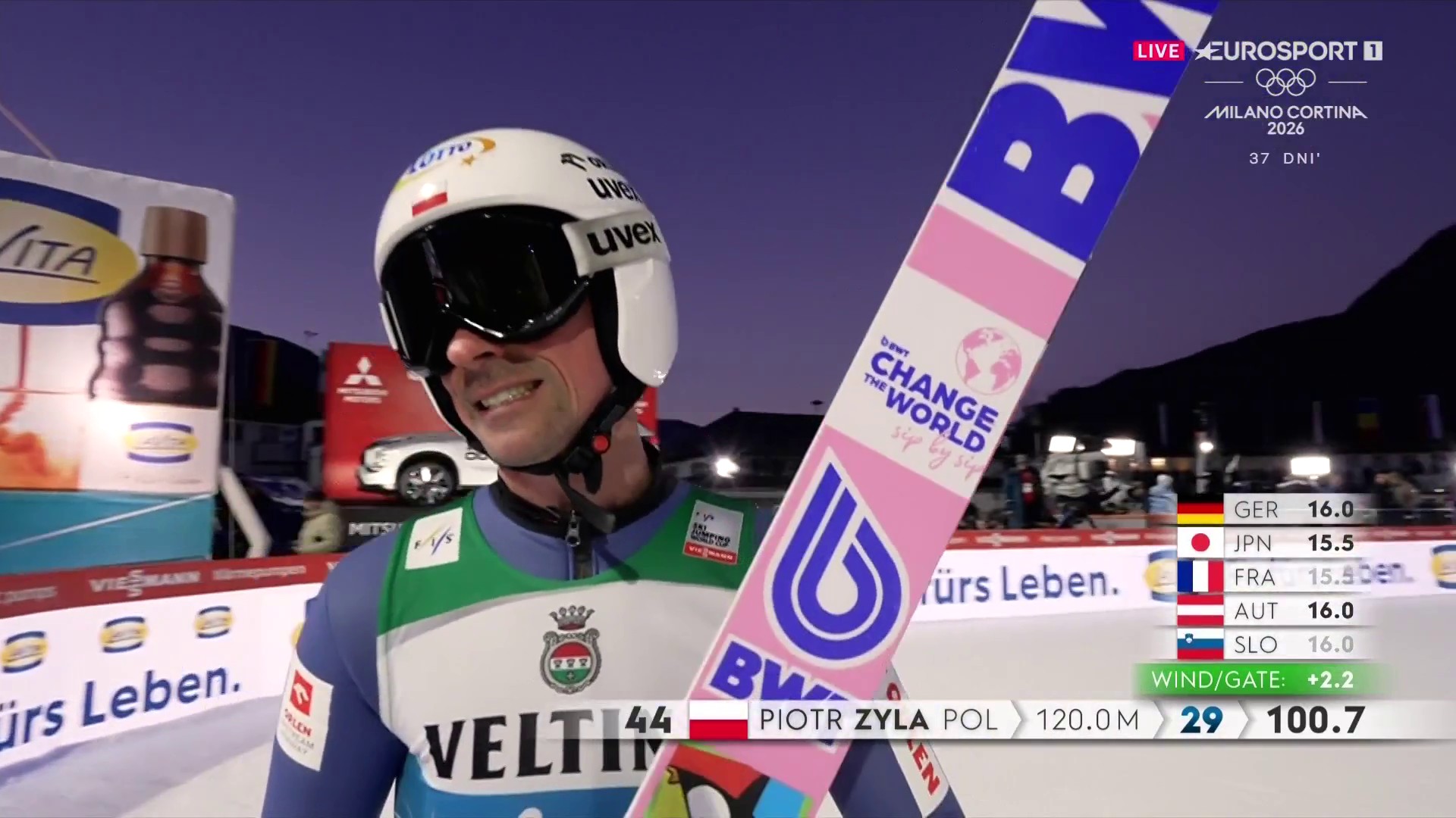 Żyła przemówił po fatalnym skoku. Wystarczyło mu sześć słów