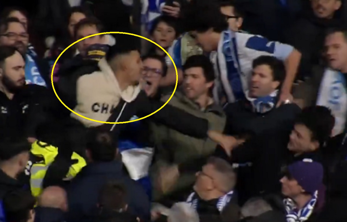 Kibic Barcelony w sektorze Espanyolu. Efekt? Sami spójrzcie [WIDEO]